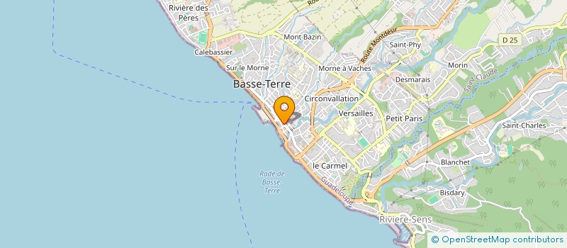 localisation de l'entreprise SARL CREAEYES à BASSE-TERRE