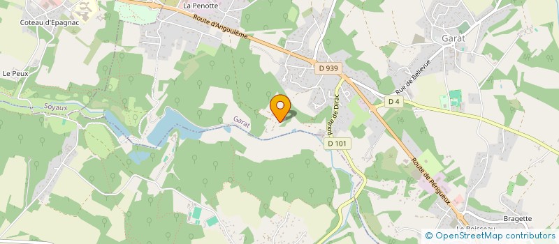 localisation de l'entreprise SARL CREAGEST  GARAT