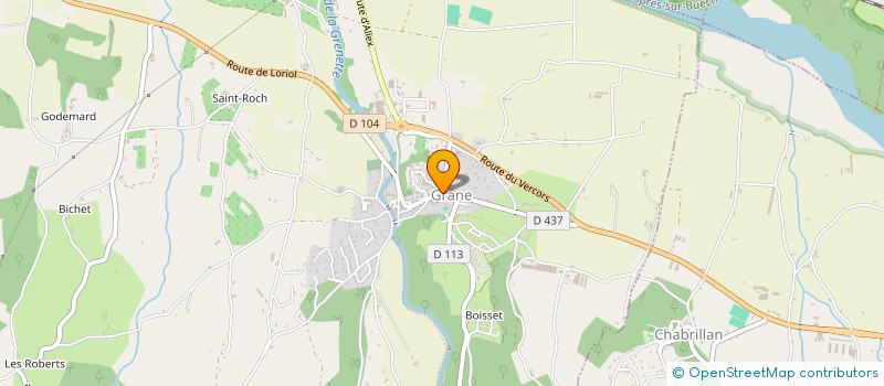 localisation de l'entreprise SARL CREAPHIS  GRANE