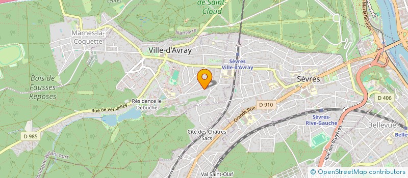 localisation de l'entreprise SARL CREASCENDO à VILLE-D'AVRAY