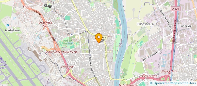 localisation de l'entreprise SARL CREATION FONCIERE à BLAGNAC