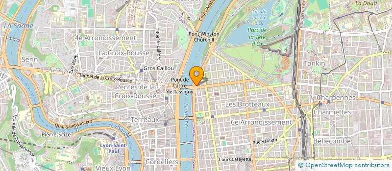 localisation de l'entreprise SARL CREATION PIERRE COTTON à LYON