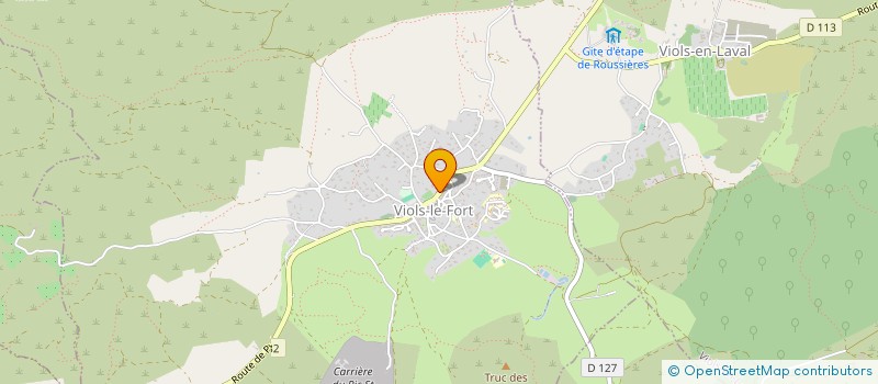 localisation de l'entreprise SARL CREATIONS HARDY à VIOLS-LE-FORT