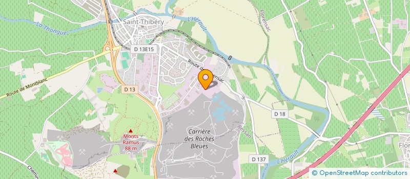 localisation de l'entreprise SARL CREAZUR à SAINT-THIBERY