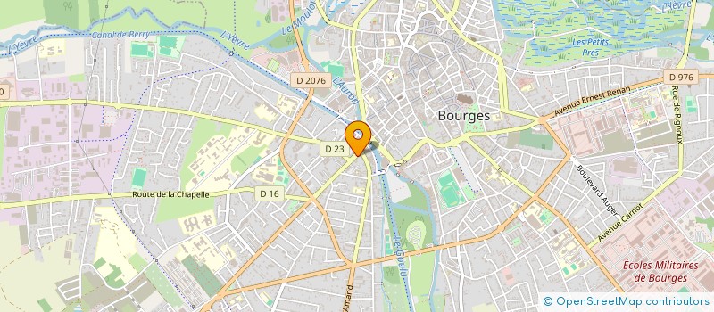 localisation de l'entreprise SARL CREDIT CONCEPT DU CHER à BOURGES