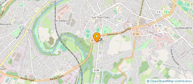 localisation de l'entreprise SARL CREDITASSUR à SAINT-BENOIT