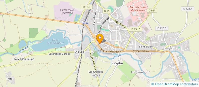 localisation de l'entreprise SARL CREF CHARTRES à BROU