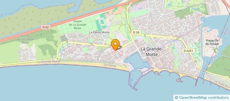 localisation de l'entreprise SARL CREISSELS à LA GRANDE-MOTTE