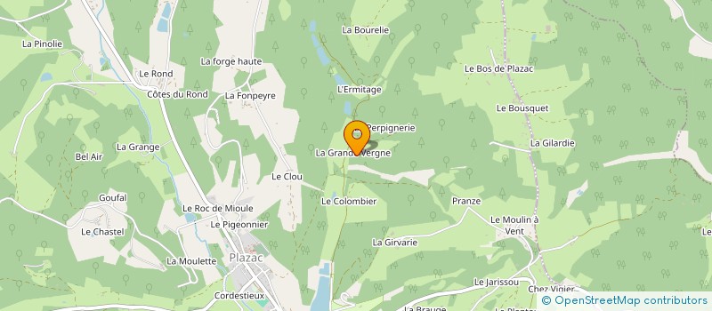 localisation de l'entreprise SARL CREMERIE SOPHEPAT à ROUFFIGNAC-ST-CERNIN-DE-REILHAC