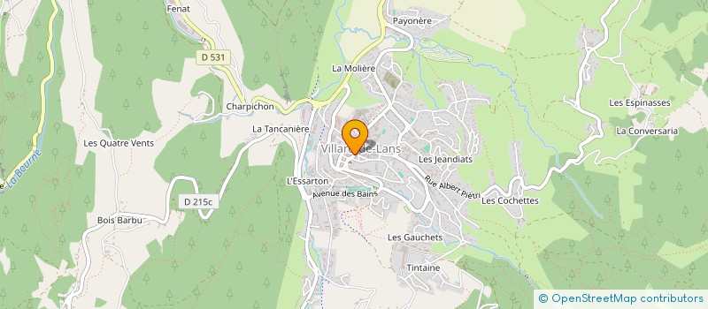 localisation de l'entreprise SARL CREPERIE DU NOUVEL HOTEL à VILLARD-DE-LANS