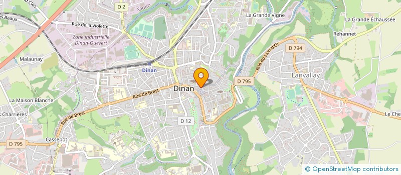 localisation de l'entreprise SARL CREPERIE PIZZERIA D ARMOR à DINAN