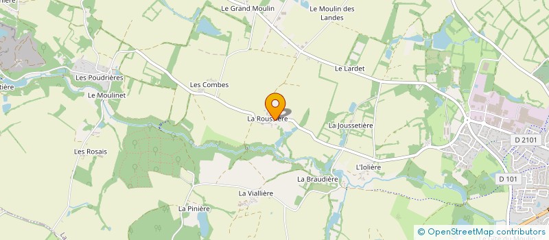 localisation de l'entreprise SARL CRERAH PAYS DE LOIRE à LA FERRIERE