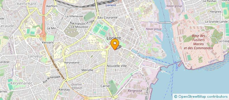 localisation de l'entreprise SARL CRES'PAIN à LORIENT