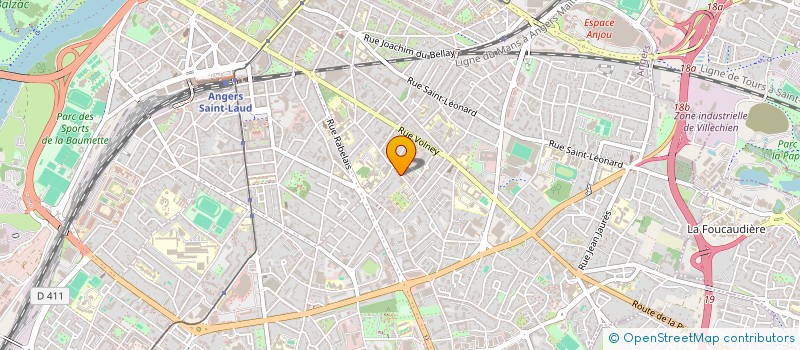 localisation de l'entreprise SARL CRESCENDO  ANGERS