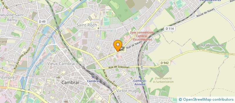 localisation de l'entreprise SARL CRESMAR à CAMBRAI