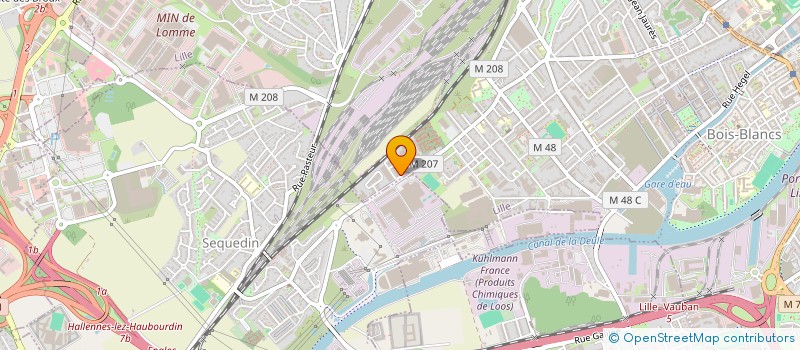 localisation de l'entreprise SARL CRESPEL à LILLE