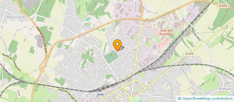 localisation de l'entreprise SARL CRESUS à DOLE