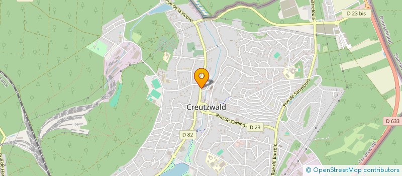 localisation de l'entreprise SARL CREUTZWALD DISTRIBUTION à CREUTZWALD