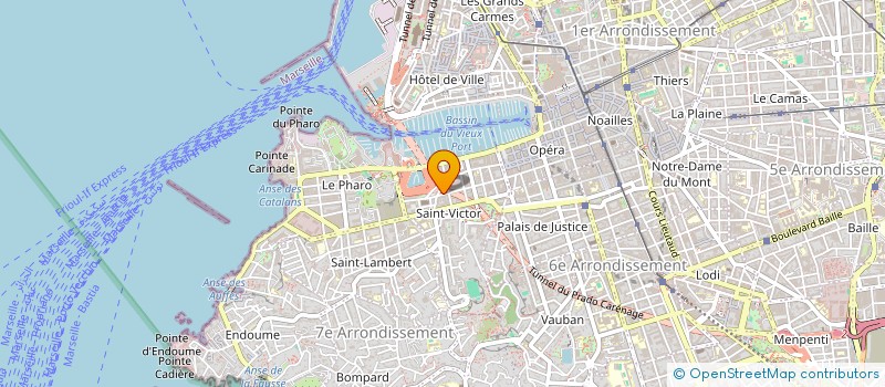 localisation de l'entreprise SARL CRIMA à MARSEILLE