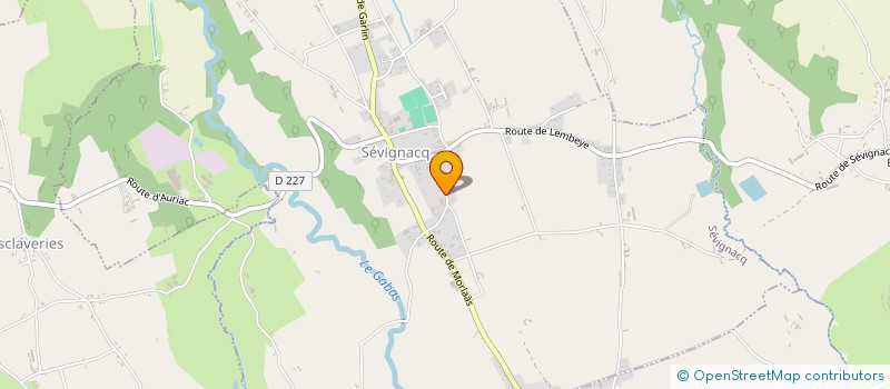 localisation de l'entreprise SARL CRIS.CREA.  SERRES-MORLAAS