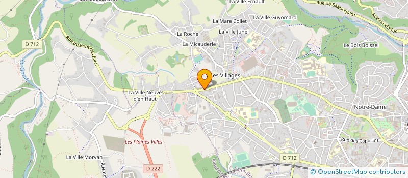 localisation de l'entreprise SARL CRISTAL à SAINT-BRIEUC