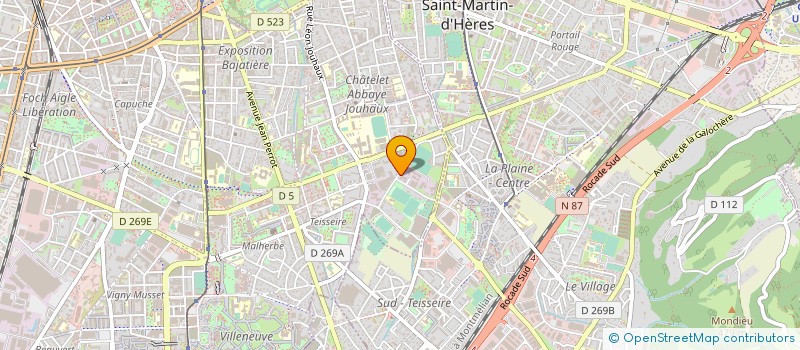 localisation de l'entreprise SARL CRISTAL TEC  GRENOBLE