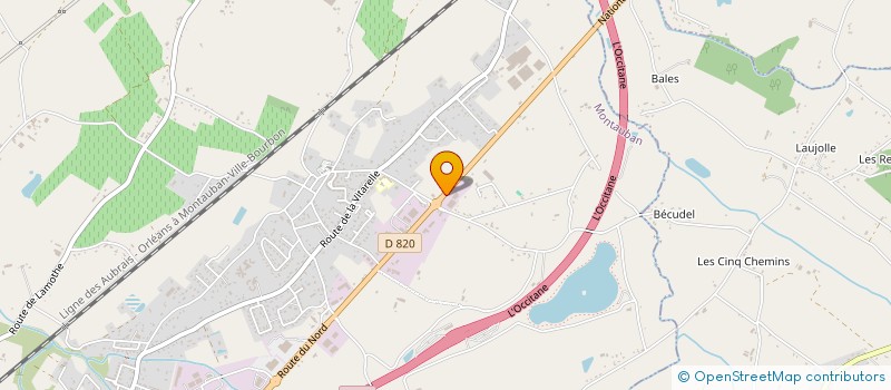 localisation de l'entreprise SARL CRLJ  MONTAUBAN