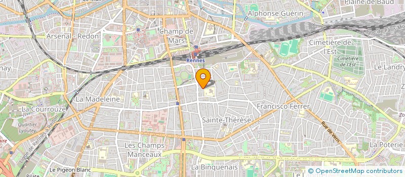 localisation de l'entreprise SARL CRM à RENNES