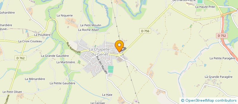 localisation de l'entreprise SARL CROC'SOLEIL  BEAUPREAU-EN-MAUGES