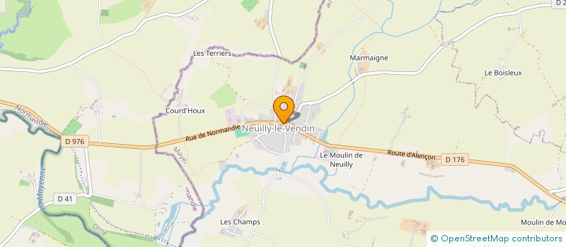 localisation de l'entreprise SARL CROCHARD FRERES à NEUILLY-LE-VENDIN