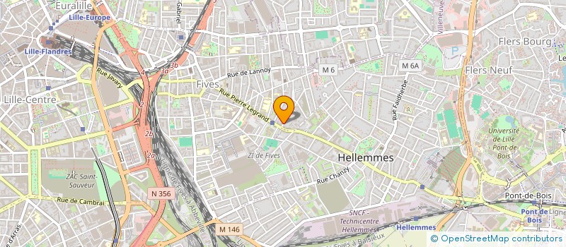 localisation de l'entreprise SARL CROIN ALEXANDRE à LILLE