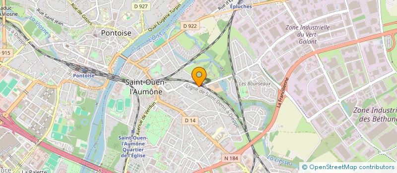 localisation de l'entreprise SARL CROISSANT D'OR à SAINT-OUEN-L'AUMONE