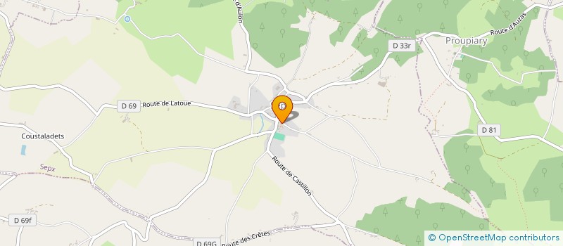 localisation de l'entreprise SARL CROISSANT DE LUNE à BEAUCHALOT