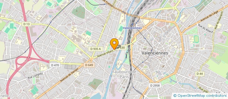 localisation de l'entreprise SARL CROQ'IN  VALENCIENNES