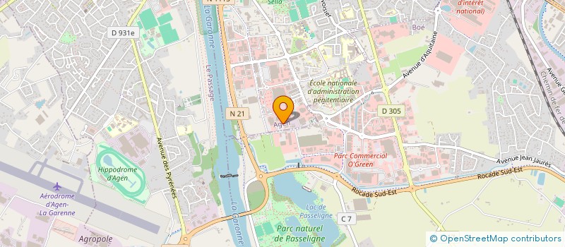 localisation de l'entreprise SARL CROS à AGEN
