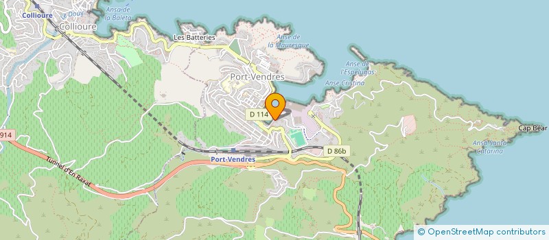 localisation de l'entreprise SARL CROSNIER à PORT-VENDRES