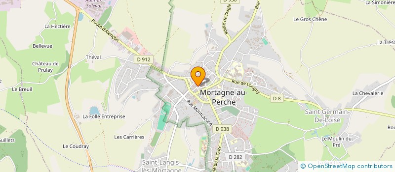 localisation de l'entreprise SARL CROUILLET à MORTAGNE-AU-PERCHE