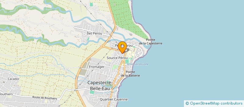 localisation de l'entreprise SARL CROUSTILLANT à CAPESTERRE-BELLE-EAU
