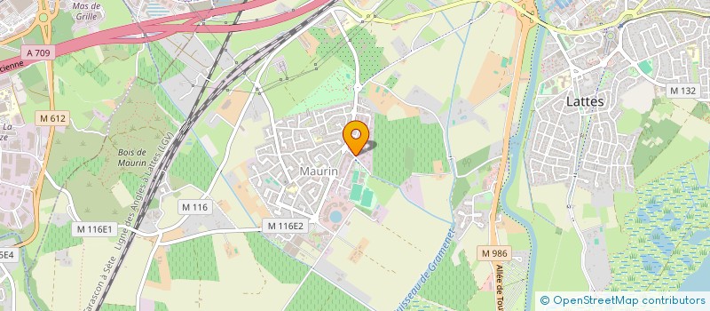 localisation de l'entreprise SARL CRPC  LATTES