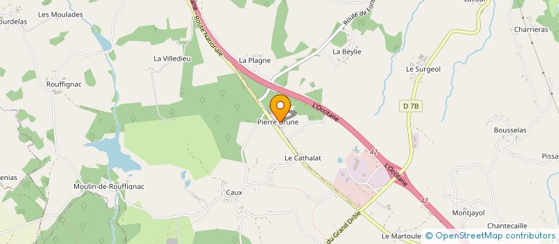 localisation de l'entreprise SARL CRUVEILHER à SAINT-GERMAIN-LES-BELLES