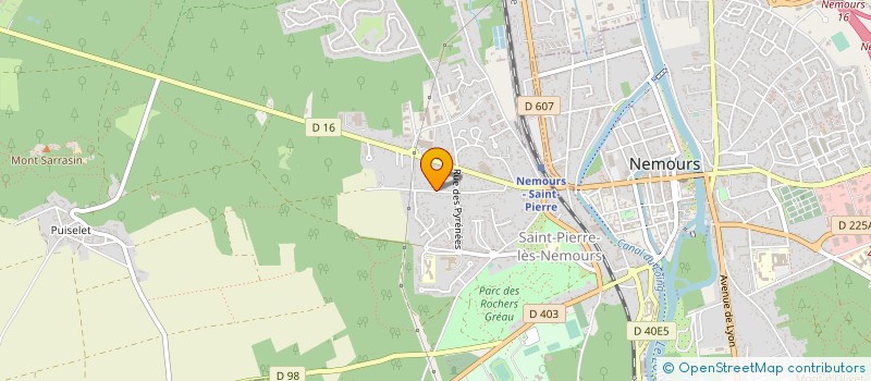 localisation de l'entreprise SARL CRUZ DOS SANTOS  SAINT-PIERRE-LES-NEMOURS