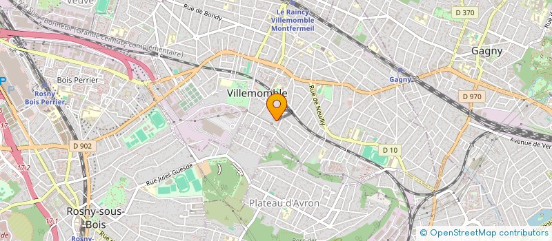 localisation de l'entreprise SARL CRYSTAL + à VILLEMOMBLE