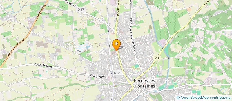 localisation de l'entreprise SARL CSA TESTUD à PERNES-LES-FONTAINES