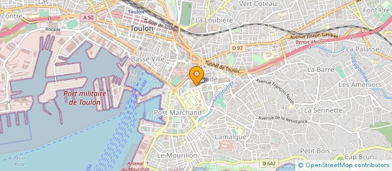 localisation de l'entreprise SARL CSMJA à TOULON