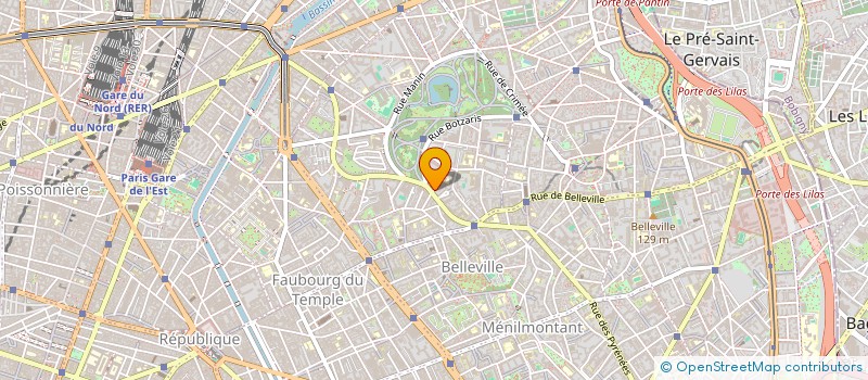 localisation de l'entreprise SARL CSP (CETY SECURITY PARTS)  PARIS