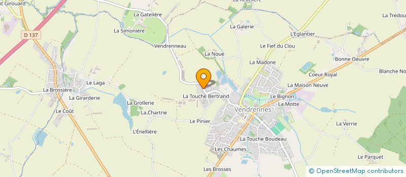 localisation de l'entreprise SARL CSPC  VENDRENNES