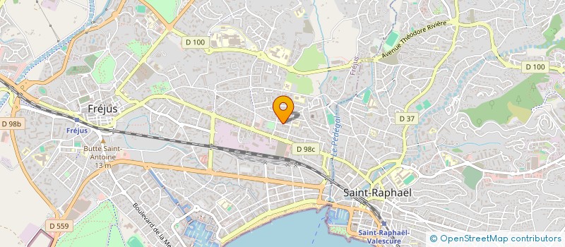 localisation de l'entreprise SARL CTA COTE D'AZUR à FREJUS