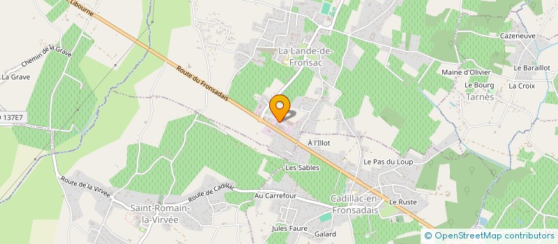 localisation de l'entreprise SARL CTA DU FRONSADAIS à LA LANDE-DE-FRONSAC