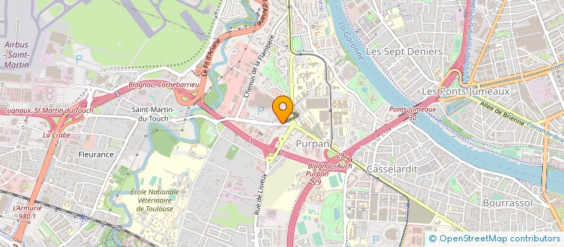 localisation de l'entreprise SARL CTA SAINTE CATHERINE à TOULOUSE