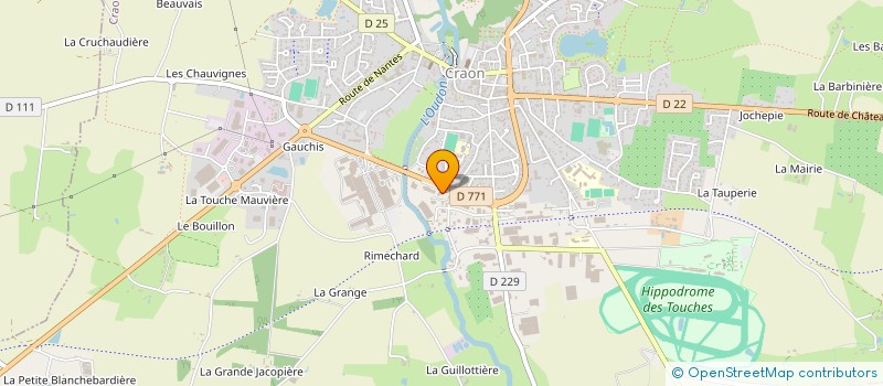 localisation de l'entreprise SARL CTASM à CRAON